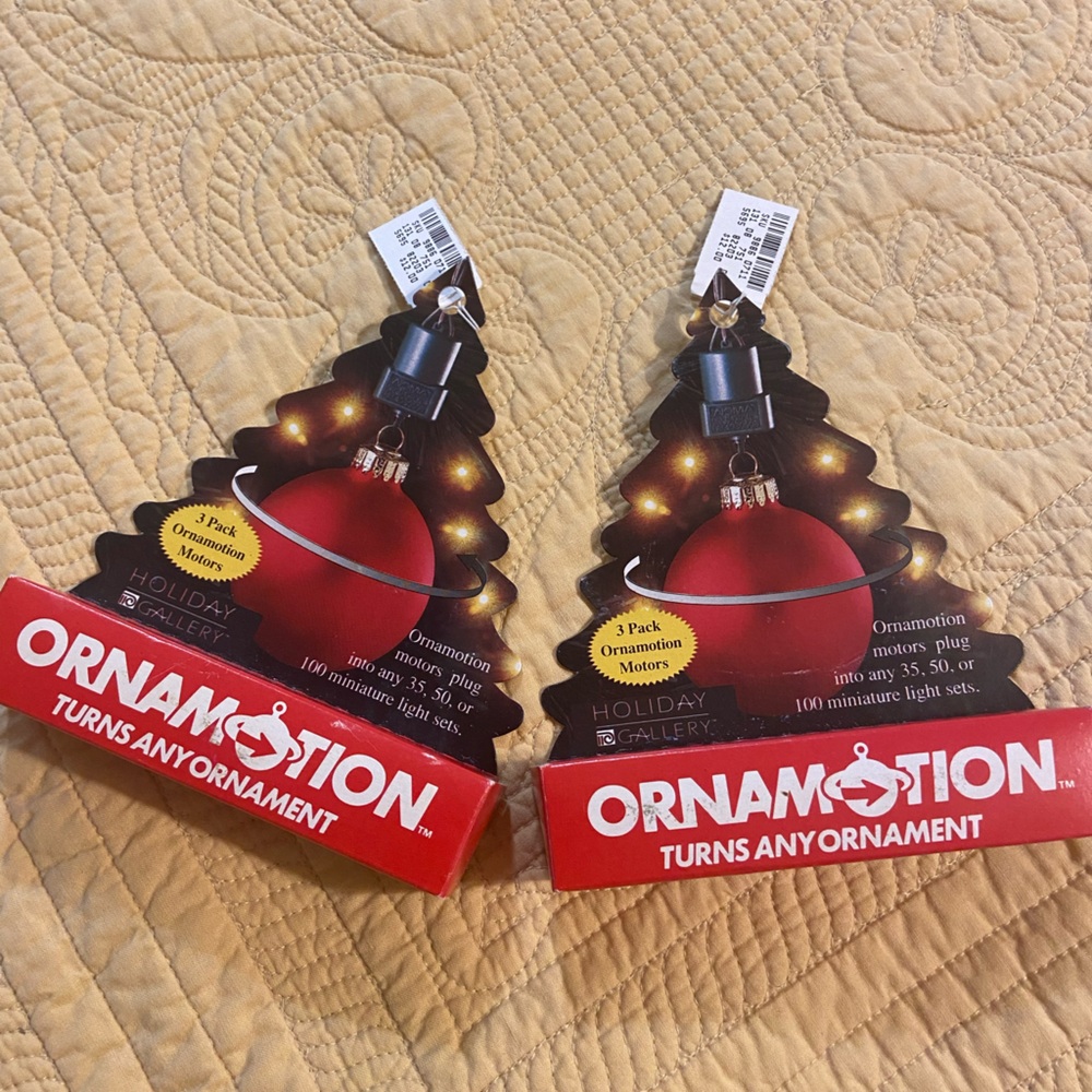 Ornamotion - Ornament Rotation Motor (82203-6) Noma Intl 1989 NOS (2Boxes)